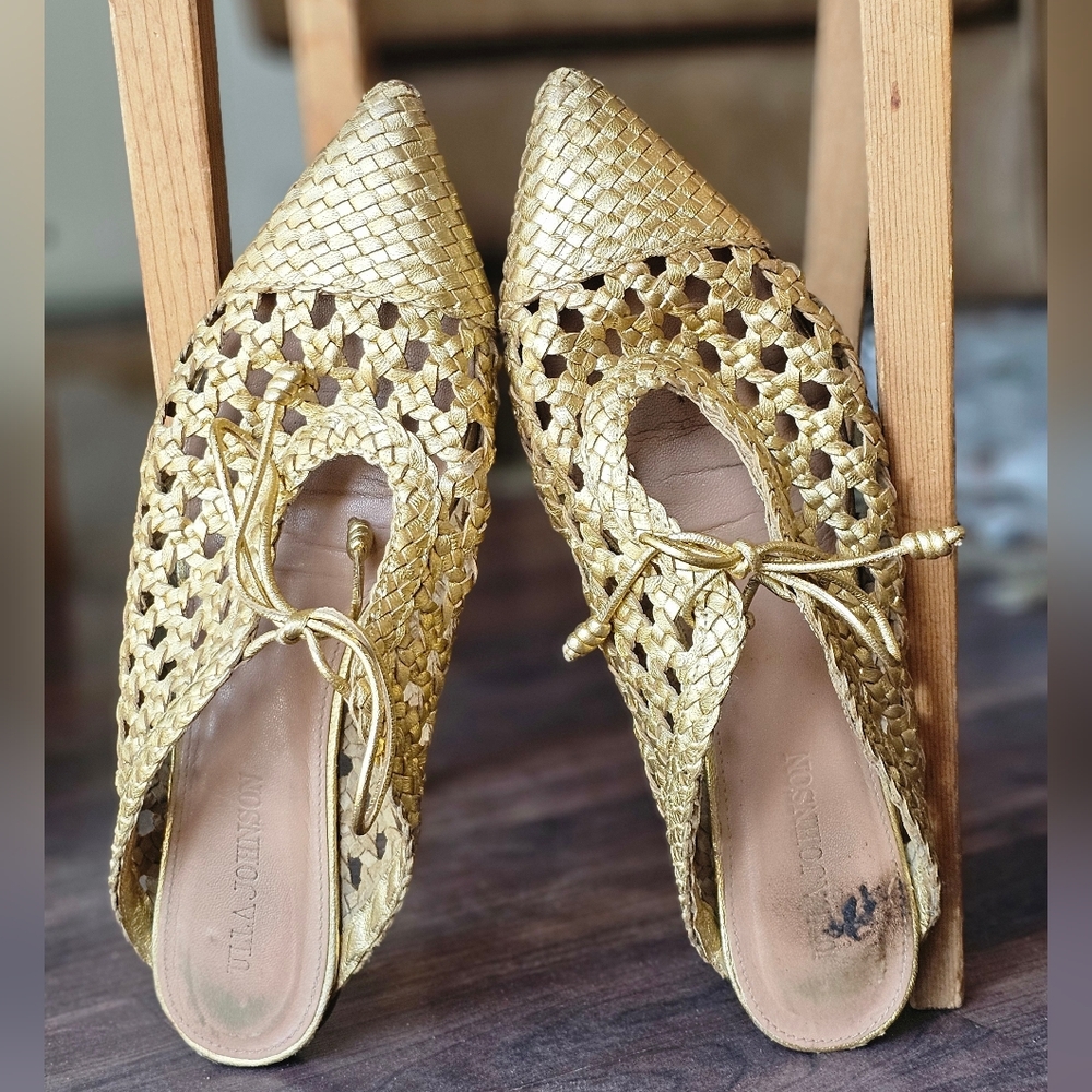 Ulla Johnson Belen Flats Gold - Picture 10 of 10